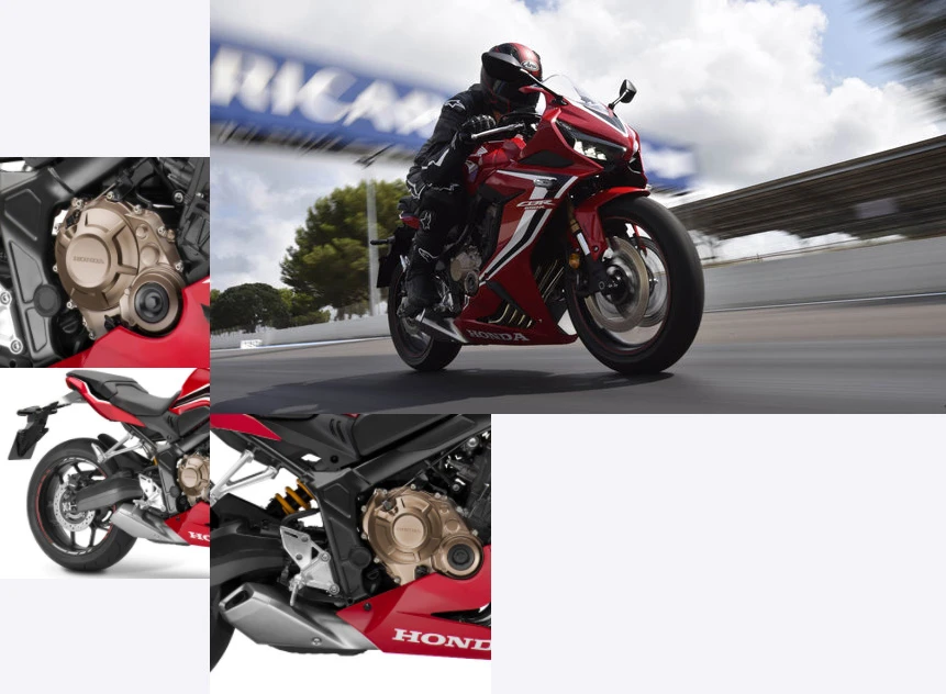 Cbr650r 3 Quarter Front Right Side Speeding With R